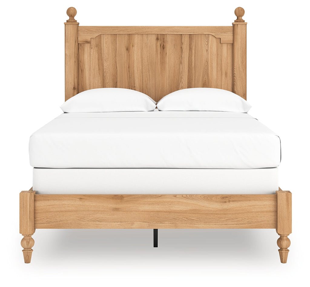 Aleaport Warm Brown Full Panel Bed
