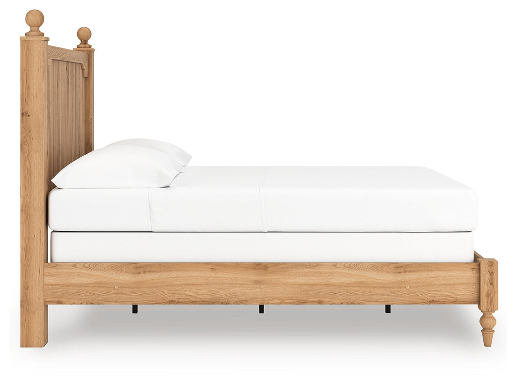 Aleaport Warm Brown Full Panel Bed