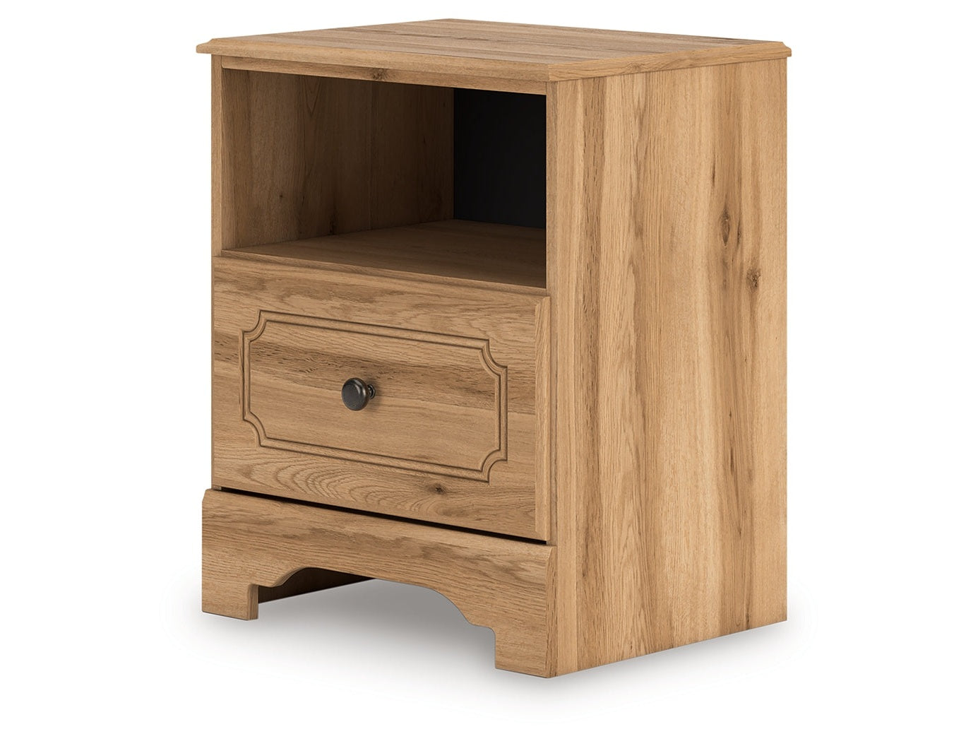 Aleaport Warm Brown One Drawer Night Stand