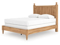 Aleaport Warm Brown Queen Panel Bed