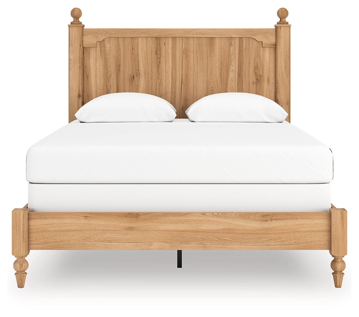 Aleaport Warm Brown Queen Panel Bed