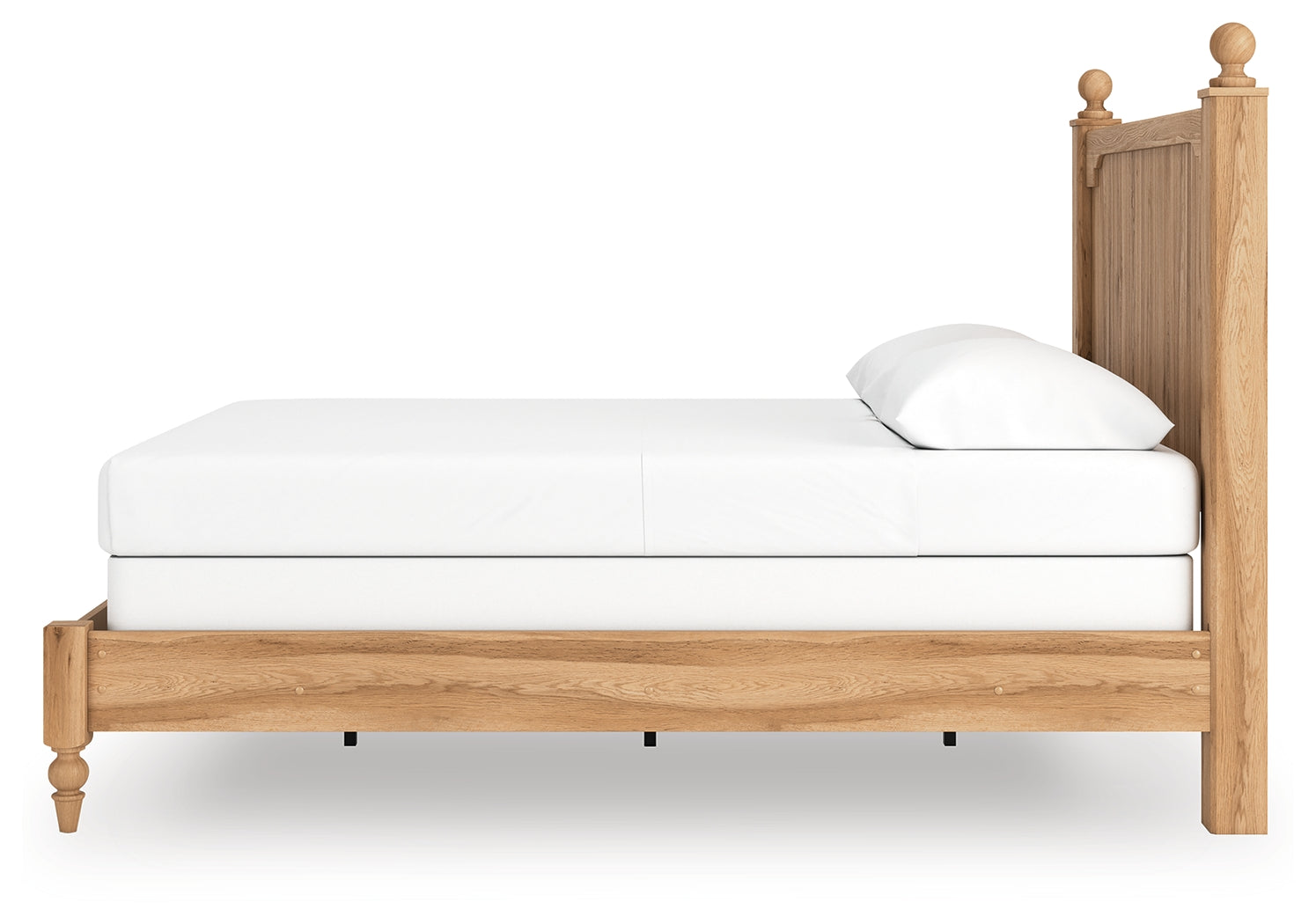 Aleaport Warm Brown Queen Panel Bed
