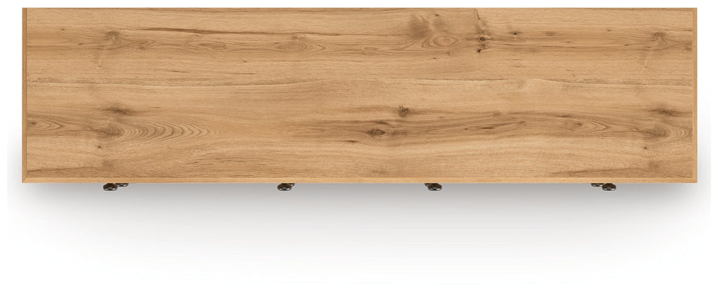 Aleaport Warm Brown Six Drawer Dresser