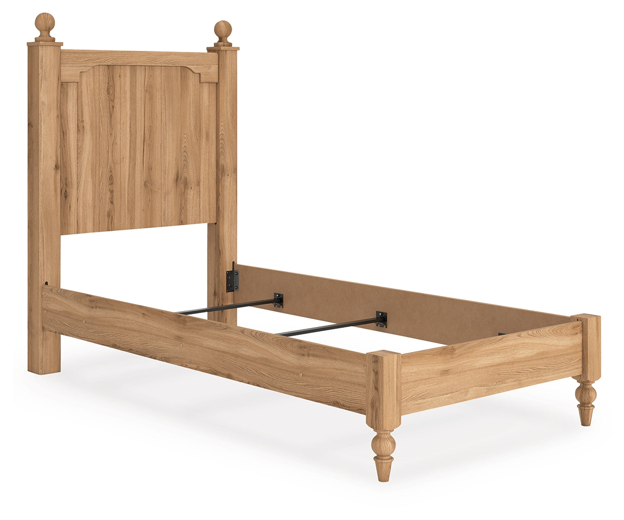 Aleaport Warm Brown Twin Panel Bed