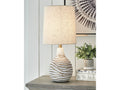 Aleela White/Gold Table Lamp (Set of 2)