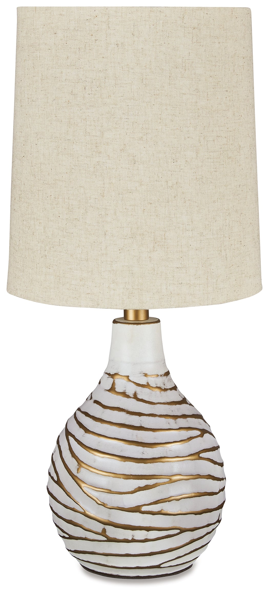 Aleela White/Gold Table Lamp (Set of 2)