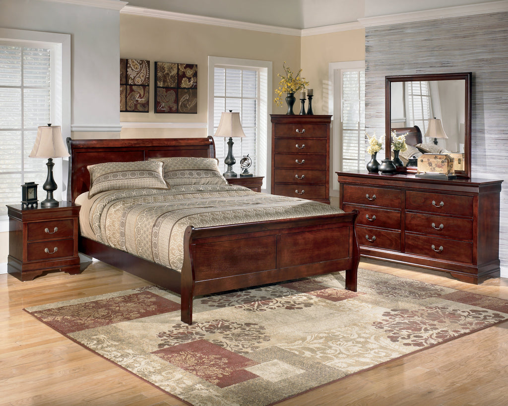 Alisdair Reddish Brown Dresser and Mirror