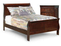 Alisdair Reddish Brown Full Sleigh Bedroom Set with Chest
