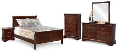 Alisdair Reddish Full Sleigh Bedroom Set, Brown