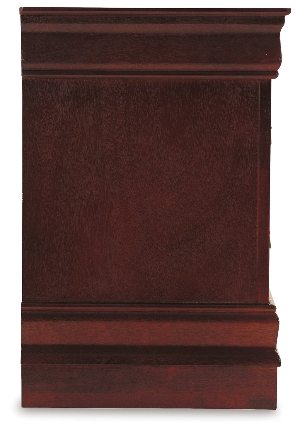Alisdair Reddish Queen Sleigh Bed, Dresser, Chest and Nightstand, Brown