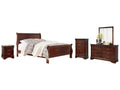 Alisdair Reddish Queen Sleigh Bedroom Set, Brown