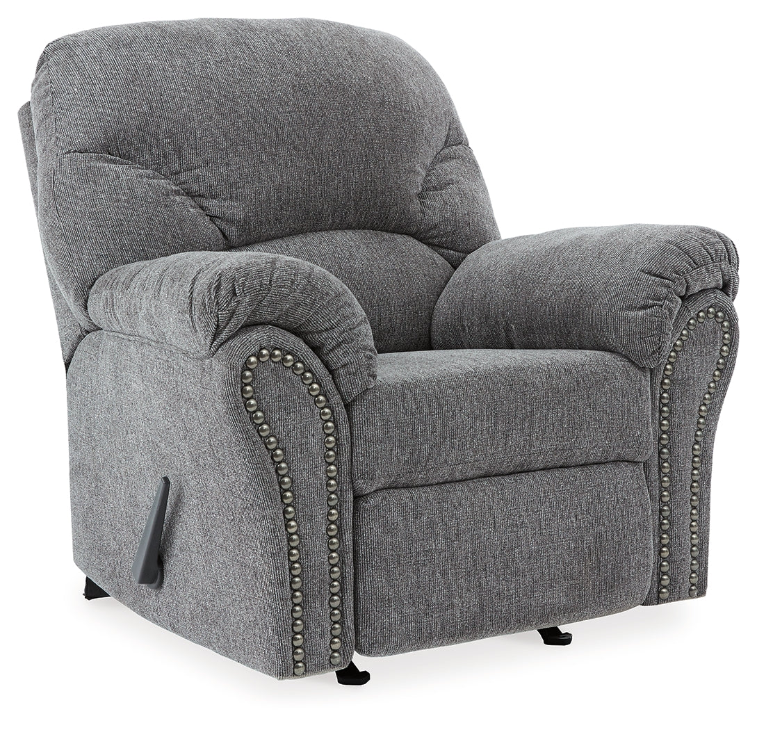 Allmaxx Pewter Rocker Recliner