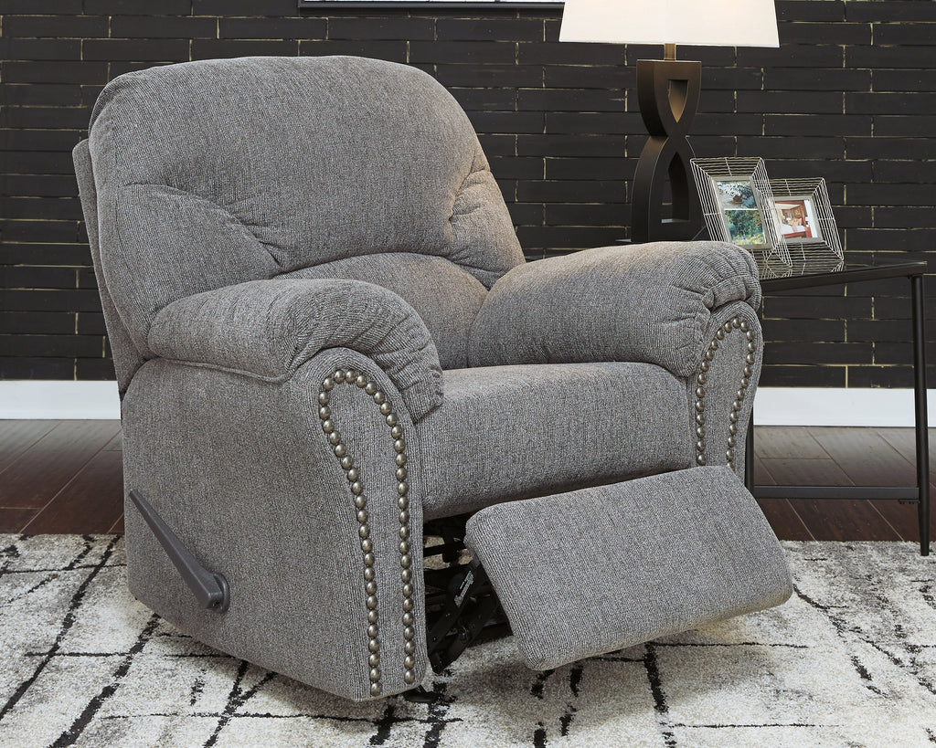 Allmaxx Pewter Rocker Recliner