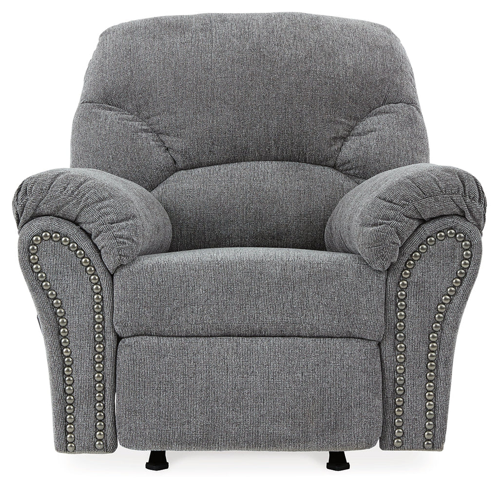 Allmaxx Pewter Rocker Recliner