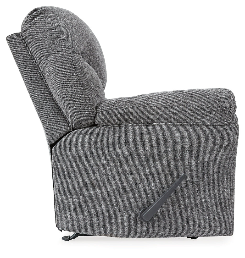 Allmaxx Pewter Rocker Recliner