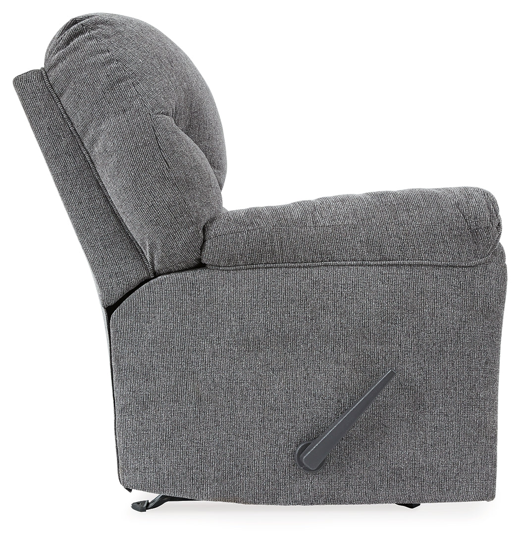 Allmaxx Pewter Rocker Recliner