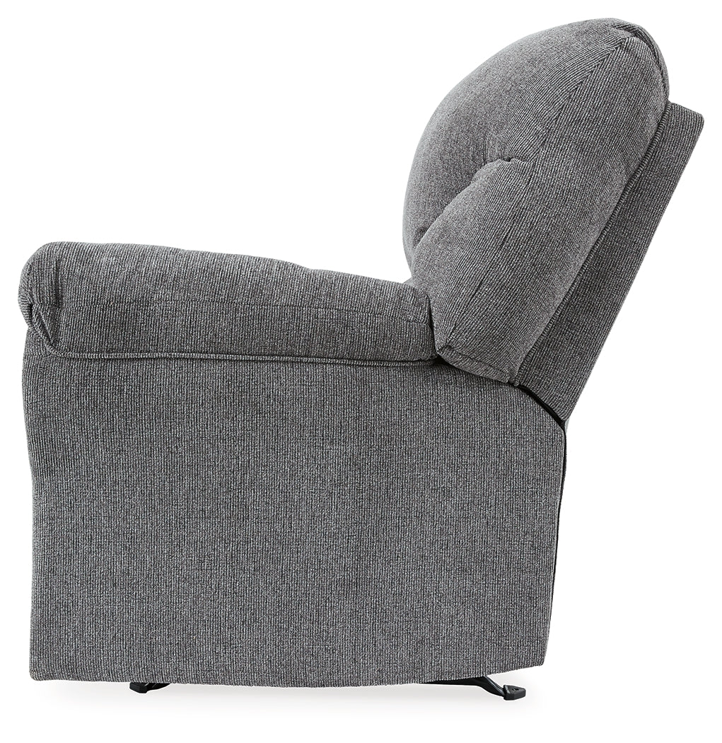 Allmaxx Pewter Rocker Recliner