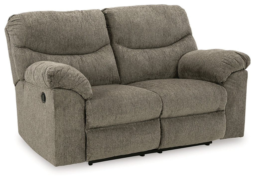 Alphons Putty Reclining Sofa, Loveseat and Recliner