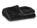 Alsonwell Black Throw (Lightweight Plush)
