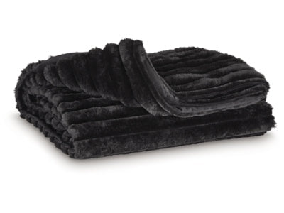 Alsonwell Black Throw (Set of 3)
