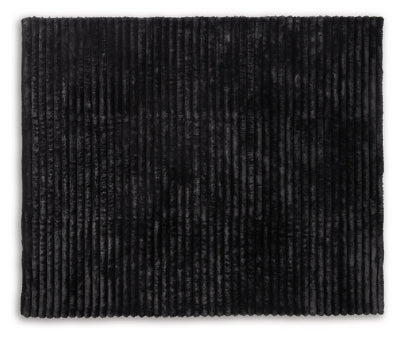 Alsonwell Black Throw (Set of 3)