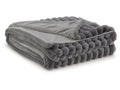 Alsonwell Gray Striped Throw