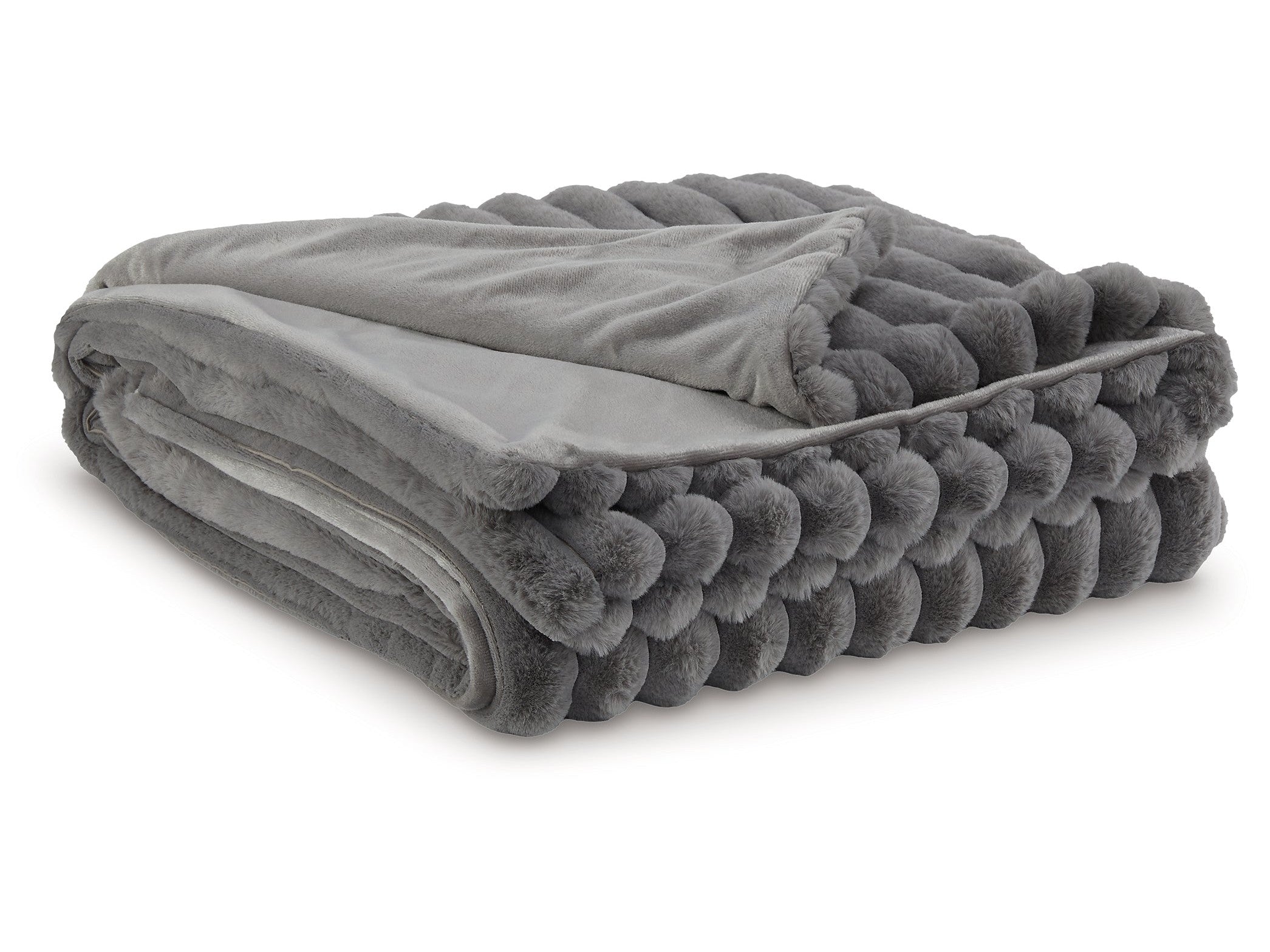 Alsonwell Gray Striped Throw