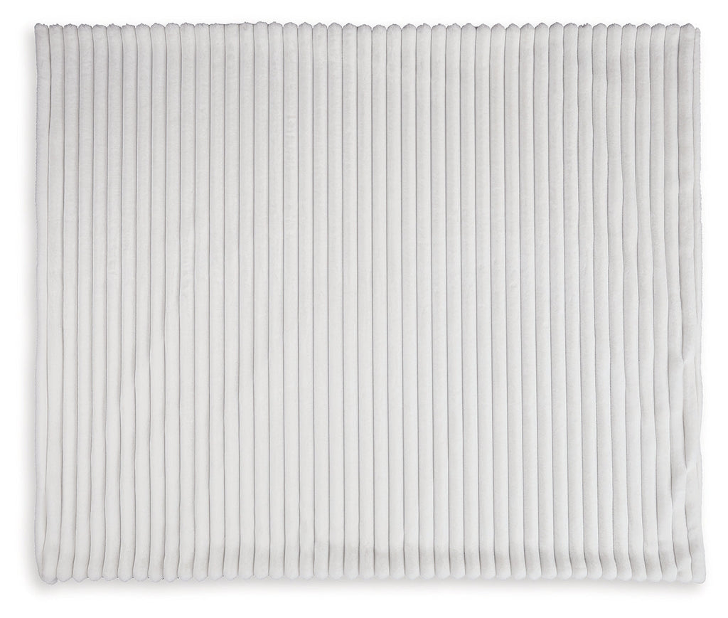Alsonwell White Striped Throw
