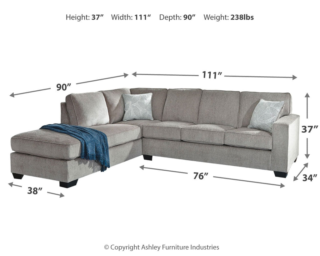 Altari Alloy 2 Pc Sectional