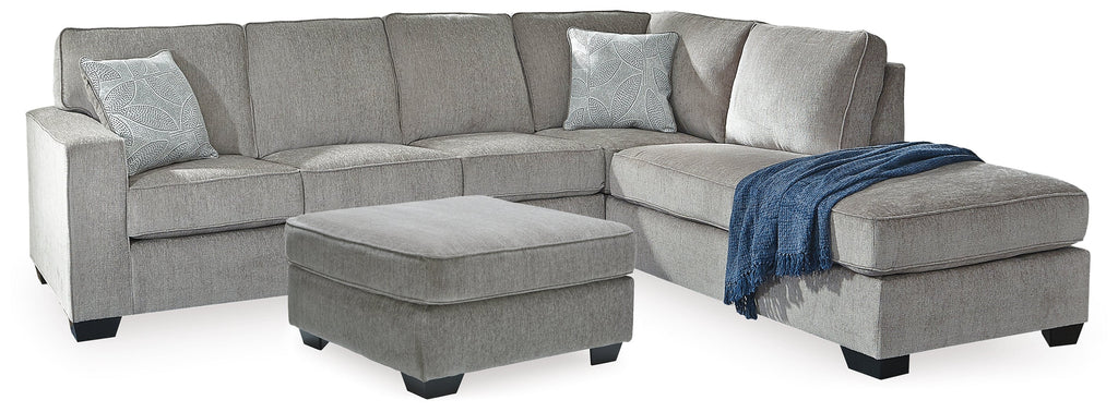 Altari Alloy 2-Piece Sectional with Chaise and Oversized Ottoman