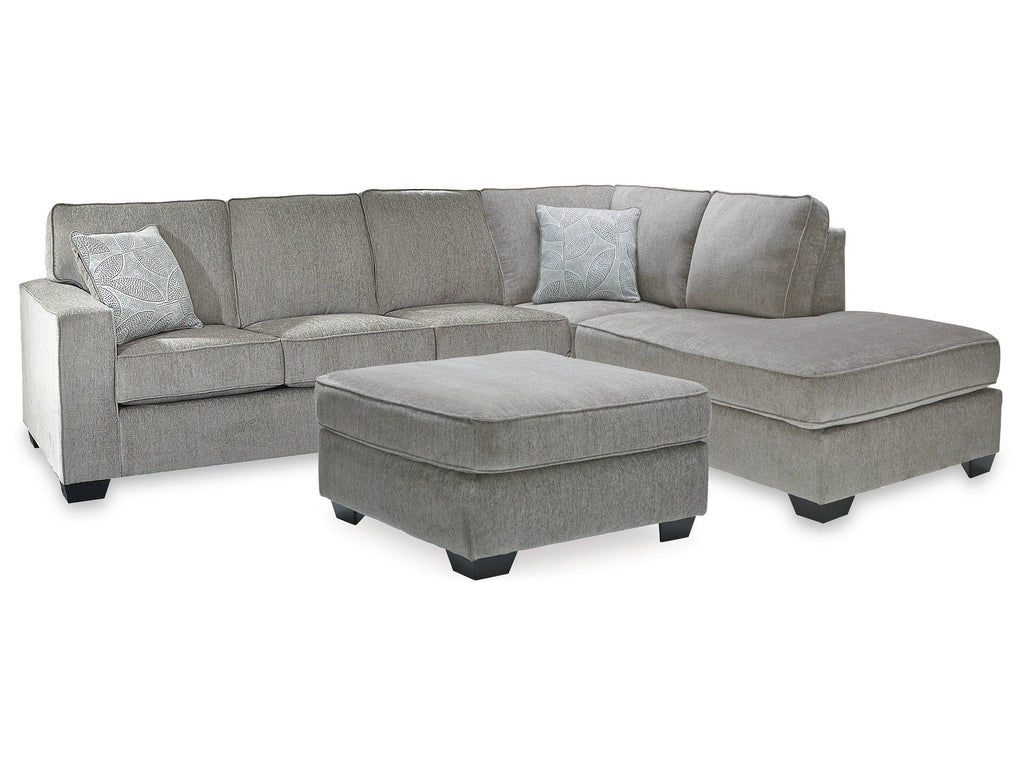 Altari Alloy 2-Piece Sleeper Sectional and Ottoman