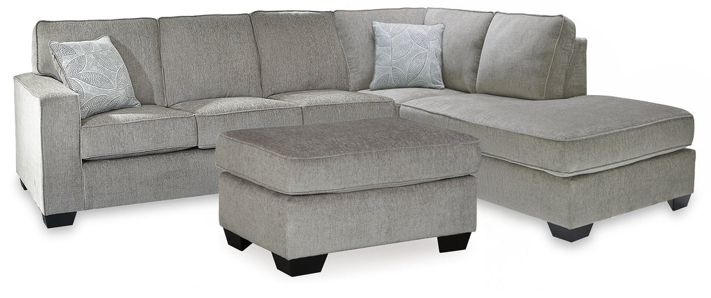 Altari Alloy 2-Piece Sleeper Sectional and Ottoman