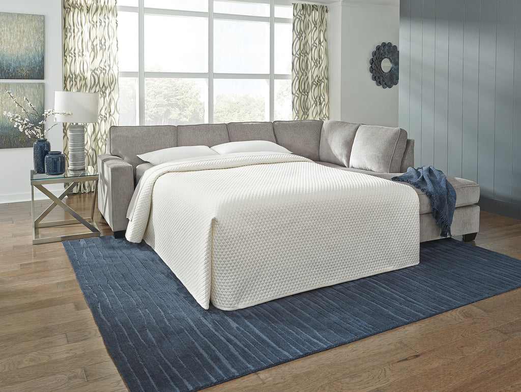 Altari Alloy 2-Piece Sleeper Sectional and Ottoman
