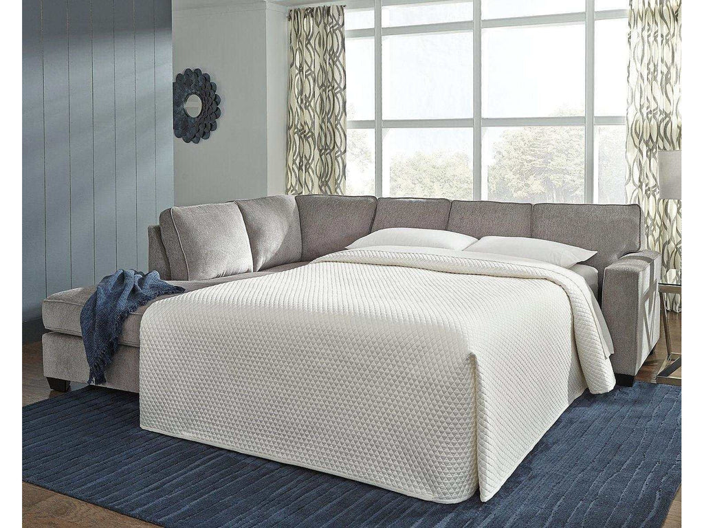 Altari Alloy Full Sleeper Sectional Sofa w/ LAF Chaise