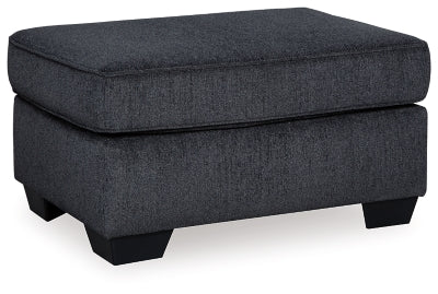 Altari Sofa, Loveseat, Chair and Ottoman, Gray