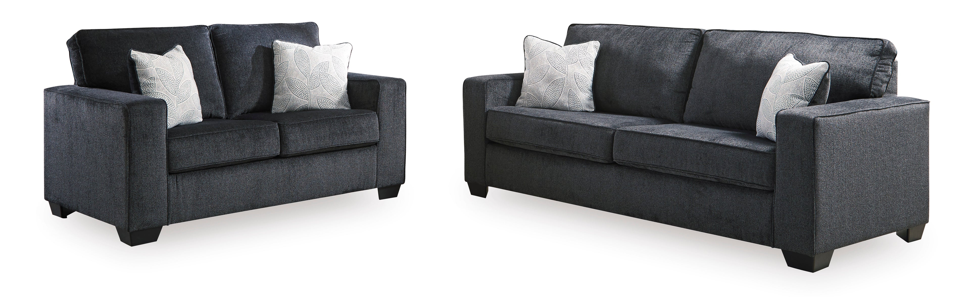 Altari Gray Sofa Sleeper and Loveseat