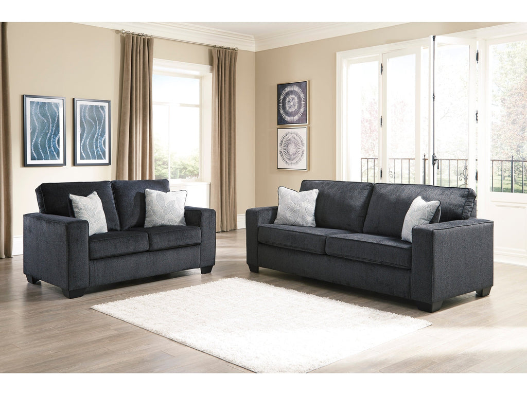 Altari Gray Sofa Sleeper and Loveseat