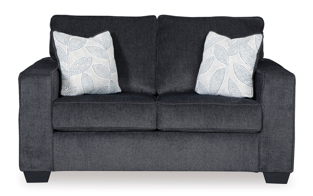 Altari Gray Sofa Sleeper and Loveseat