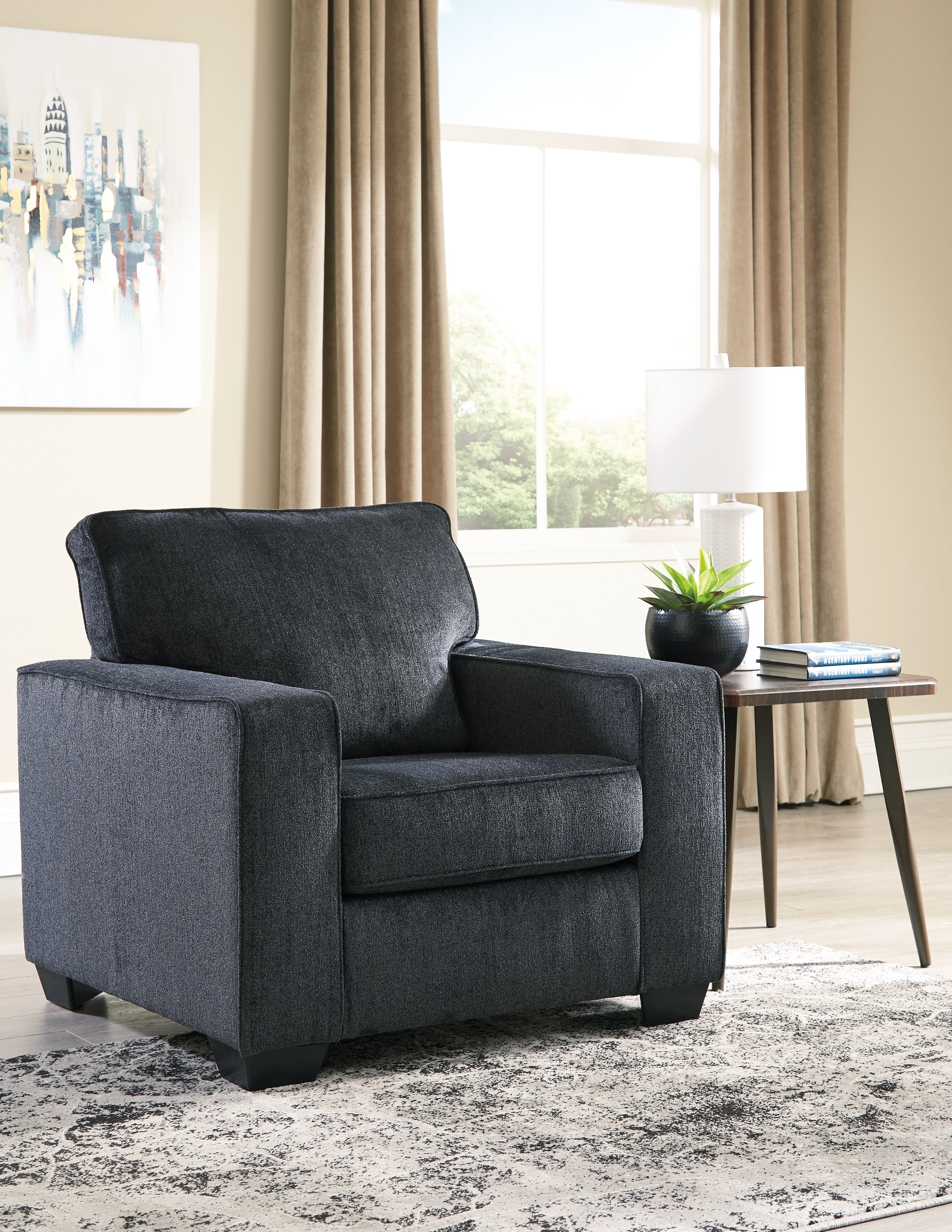 Altari Slate 2-Piece Sectional and Chair