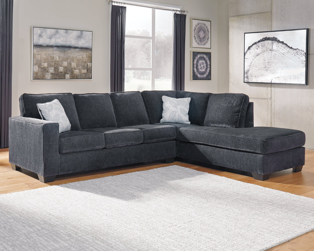 Altari Slate 2-Piece Sectional and Chair