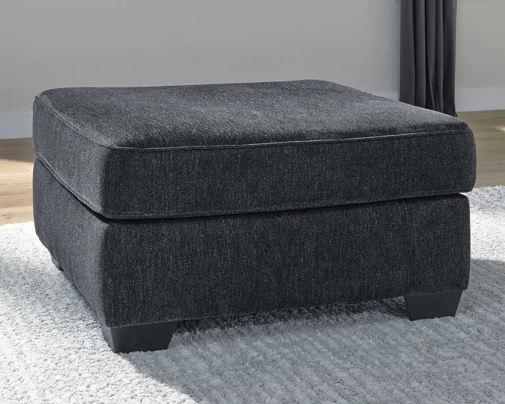 Altari Slate Chair and Ottoman
