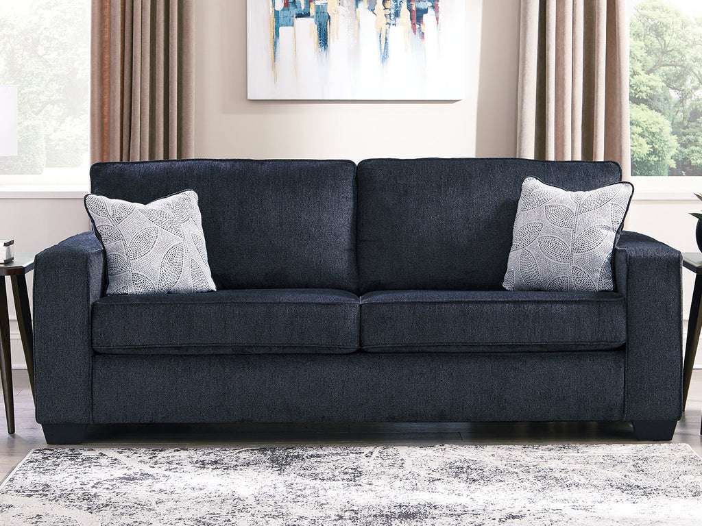 Altari Queen Sofa Sleeper, Loveseat, Chair and Ottoman, Slate
