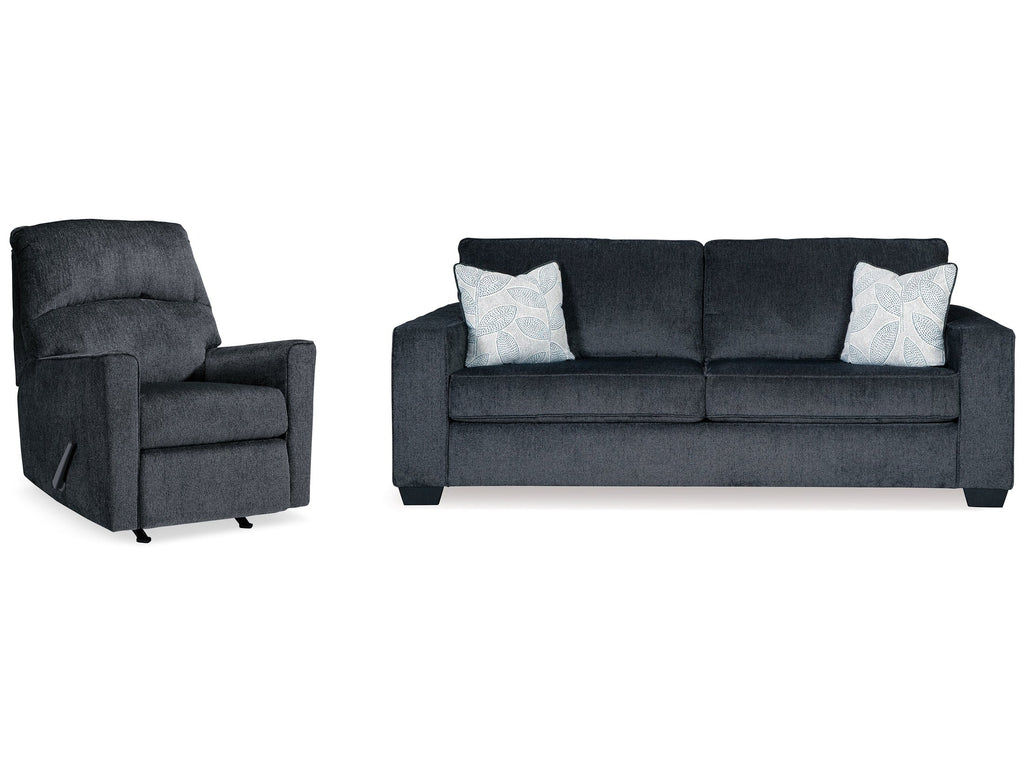 Altari Slate Queen Sofa Sleeper and Recliner
