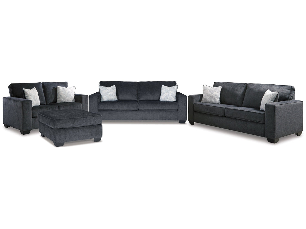 Altari Sofa Sleeper, Sofa, Loveseat, and Ottoman, Slate