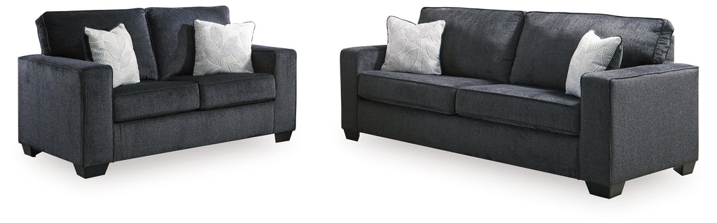 Altari Slate Sofa and Loveseat