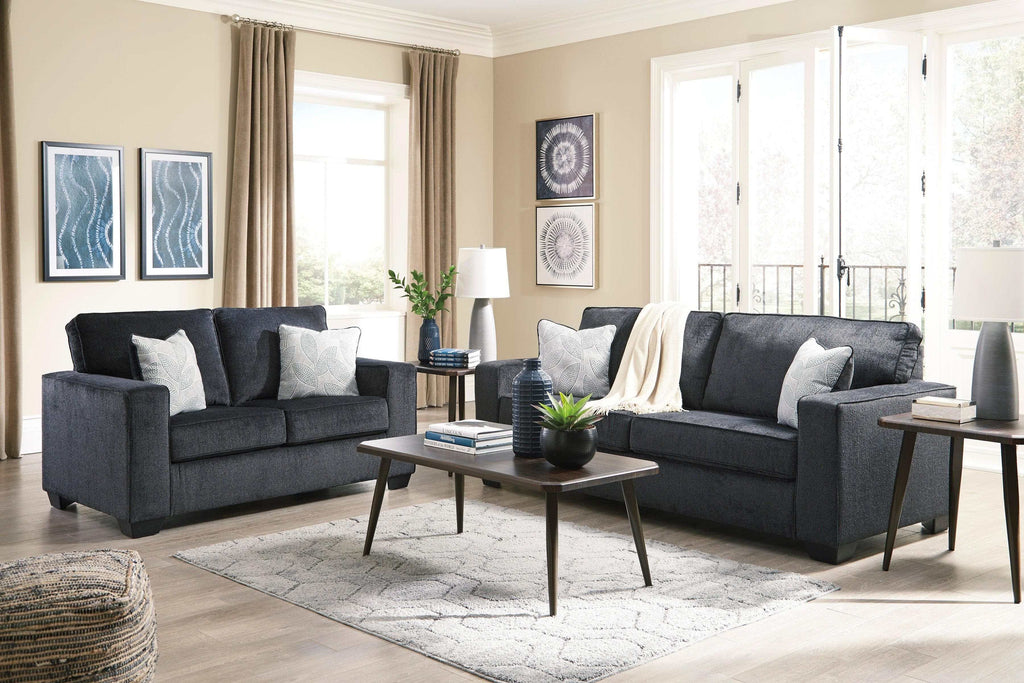 Altari Stationary Sofa & Loveseat / 2pc