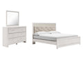 Altyra King Panel Bedroom Set with Dresser and Mirror