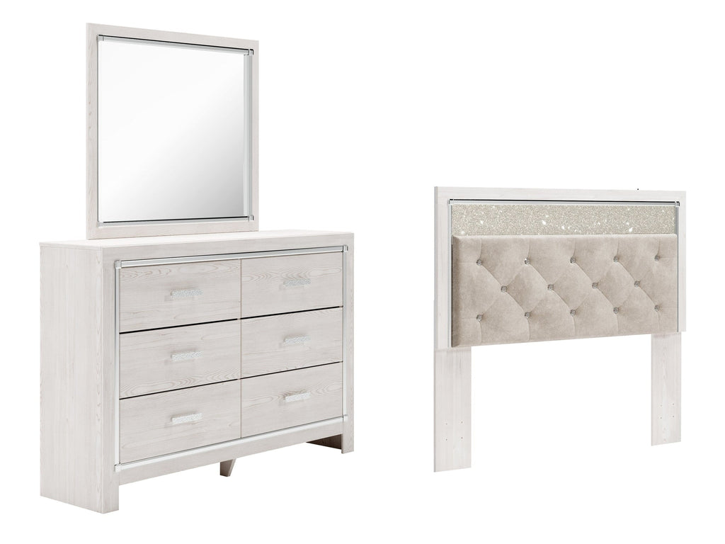 Altyra Queen Panel Headboard, Dresser and Mirror