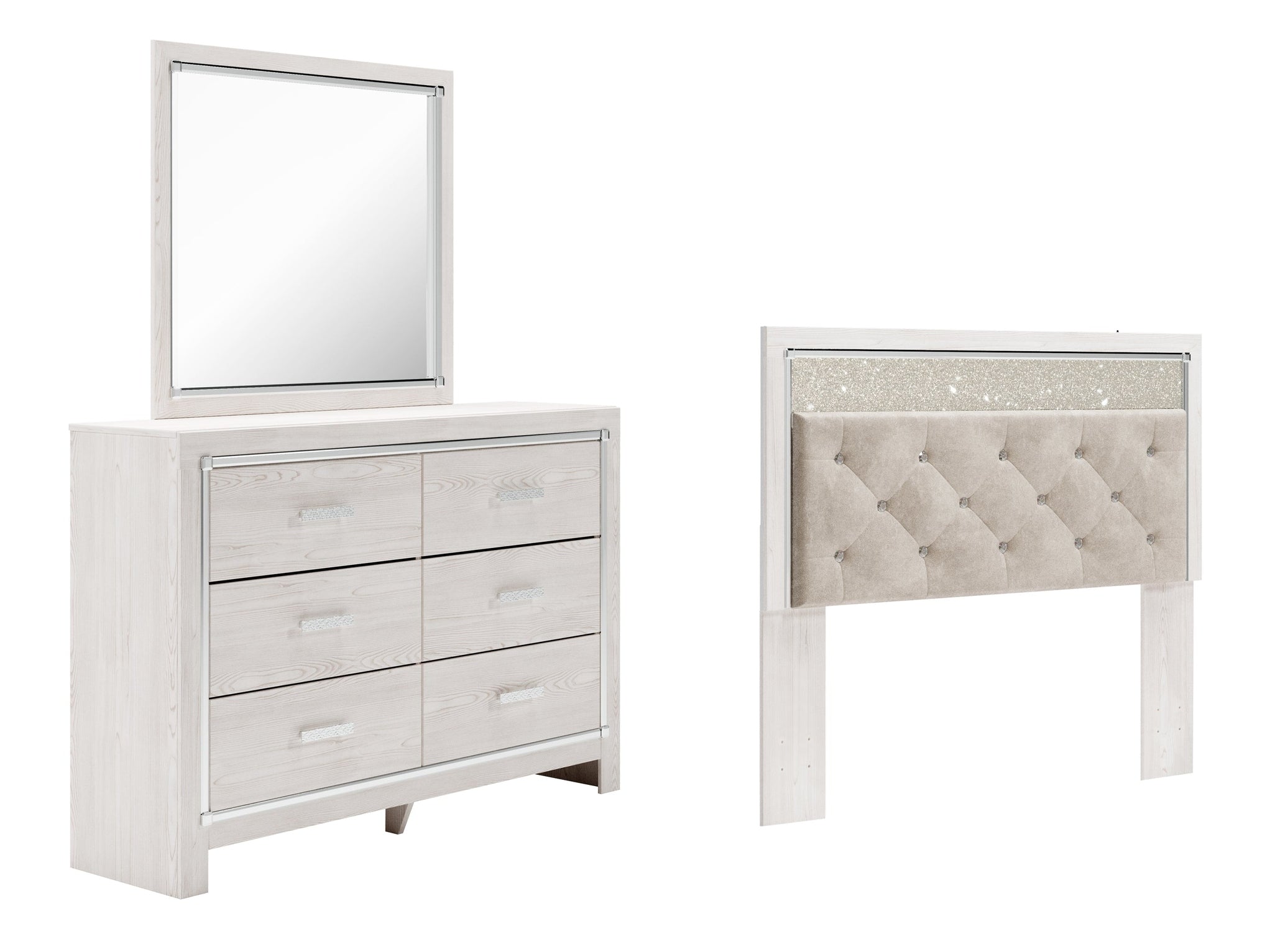Altyra Queen Panel Headboard, Dresser and Mirror