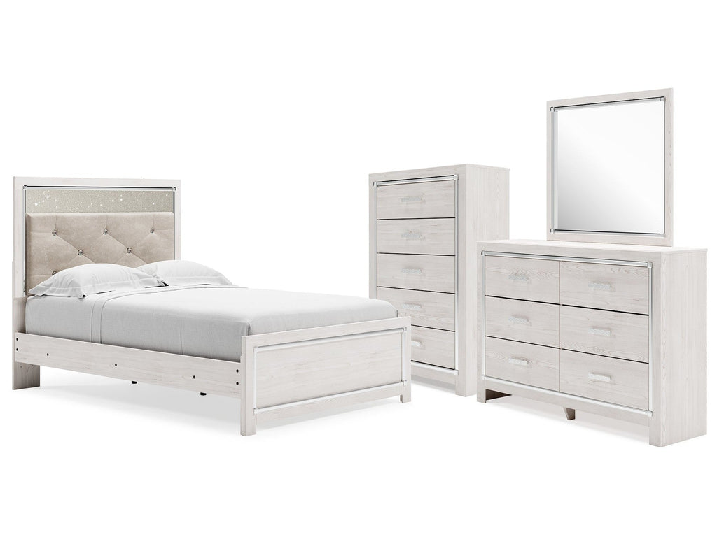Altyra Full Panel Bedroom Set, White